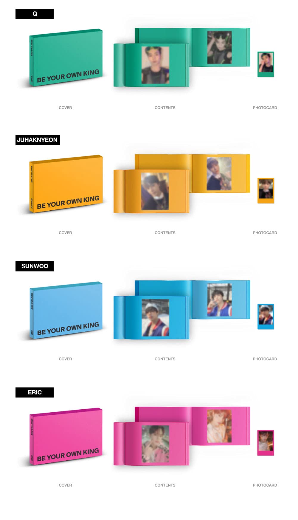Cre.ker Entertainment The Boyz Selfie Book [BE Your Own King